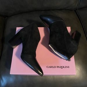 CARLO PAZOLINI BLACK Ankle boots.